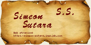 Simeon Sutara vizit kartica